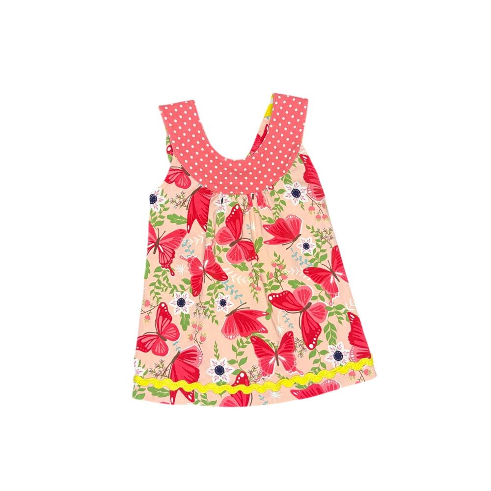 Matilda Jane Baby Girl Floral Butterfly Tunic Top - Size 6-12 Months